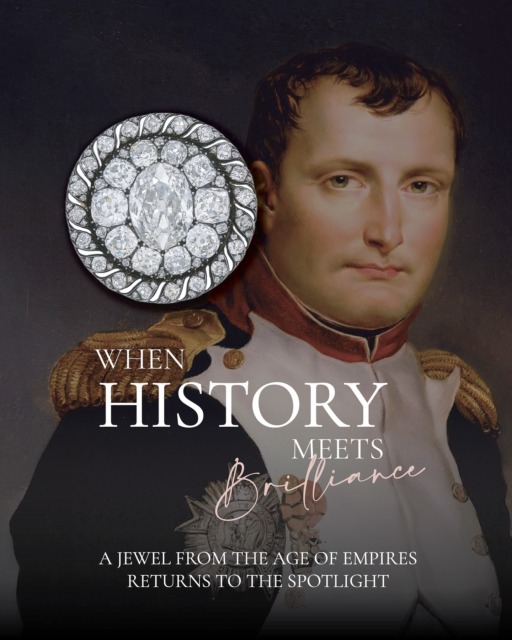 Napoleon Bonaparte’s 1810 diamond brooch and two extraordinary coloured diamonds, The Glowing Rose and The Mellon Blue, are set to headline Geneva’s upcoming auction.

A moment where history, rarity, and artistry converge in pure brilliance.

#DeBeers #HeeraHaiSadaKeLiye #NaturalDiamonds 

[De Beers, Heera Hai Sada Ke Liye, Natural Diamonds, A Diamond Is Forever, Napoleon Bonaparte Brooch Auction, Sotheby’s Royal & Nobel Jewels]