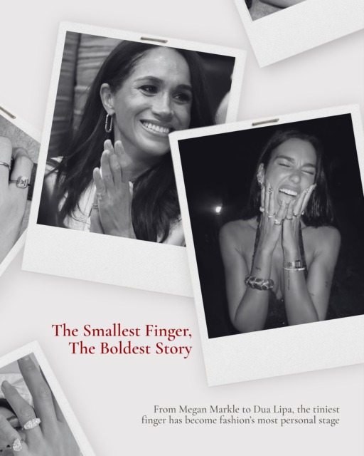 Once a symbol of lineage, now a sign of individuality.
The pinky ring has evolved, from rebellion to refinement, from heritage to self-expression.
A small canvas with a powerful statement.

#DeBeers #HeeraHaiSadaKeLiye #NaturalDiamonds #PinkyRings #TheArchive

[De Beers, Heera Hai Sada Ke Liye, Natural Diamonds. Real Diamonds, A Diamond Is Forever, Pinky Rings, Megan Markle, Dua Lipa, Emily Ratajowski, Rihanna, Hailey Bieber, King Charles, Alain Delon, Fashion, Jewellery]