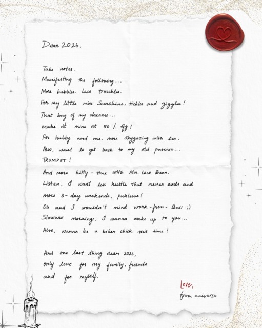Dear 2026, we’ve been manifesting.
Every dream begins as a whisper, a thought, a wish, a moment of clarity written into being.

Some intentions are too personal to say out loud, so we write them instead.
A quiet wish for the year ahead.
A promise to slow down, to love deeper, to shine a little softer.
Here’s to what we’re manifesting in 2026, one dream, one moment, one intention at a time.

#DeBeers #HeeraHaiSadaKeLiye #NaturalDiamonds #The2026Manifestival #IntentionPendants LoveFromUniverse

[De Beers, Natural Diamonds, The 2026 Manifestival, Intention Pendants, Love From Universe, Jewellery, Pendants, Necklace, Trendy, Stylish, Fine Jewellery, Luxury Jewellery, Luxury Gifting, Elegant Accessories, Modern Heirlooms, Timeless Design, Universe-Inspired Jewellery, Statement Necklace]