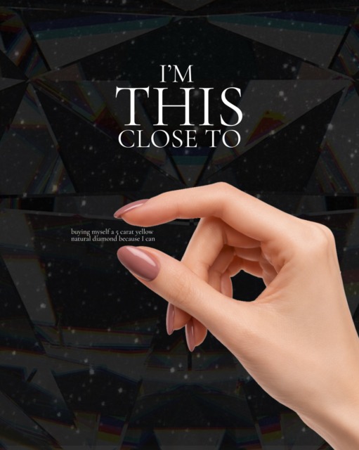 Billions of years in the making. Five seconds to say “yes.” 

Natural diamonds. No shortcuts. No substitutes. Just perspective.

#DeBeersGroup #ADiamondIsForever #NaturalDiamonds #HeeraHaiSadaKeLiye

[De Beers, A Diamond Is Forever, Natural Diamonds, I’m this close to, Desert Diamonds]