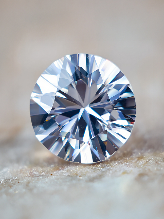 Close up of cubic zirconia