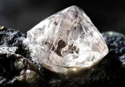A rough natural diamond