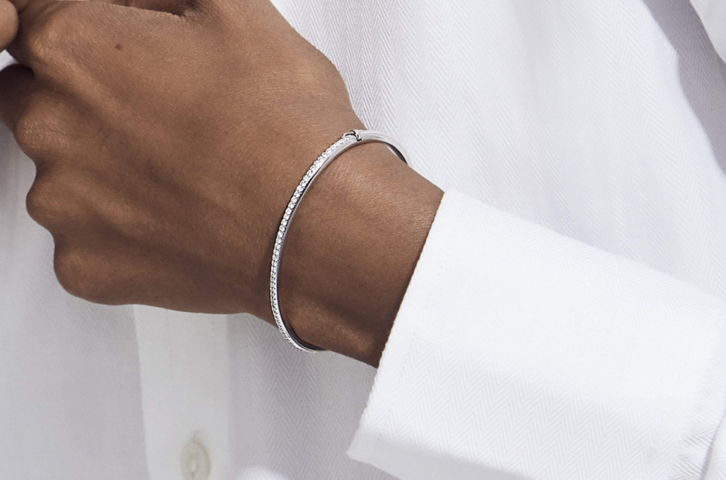 A diamond bracelet