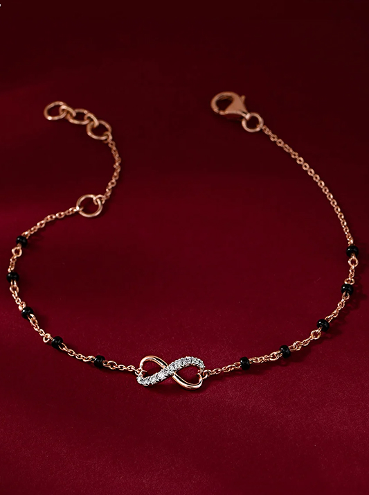 A diamond mangalsutra bracelet