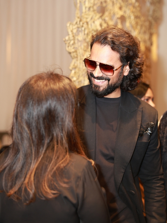 Rahul Mishra at De Beers India Art Fair