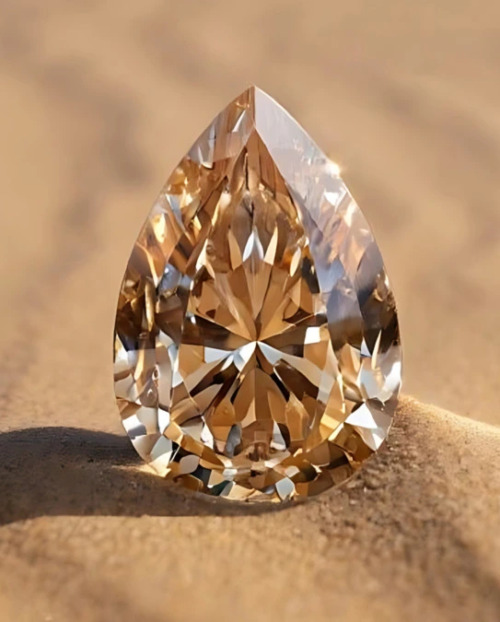 A Champagne Desert diamond