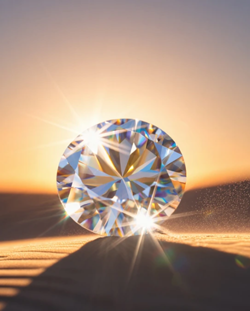 A Sunlit Desert diamond