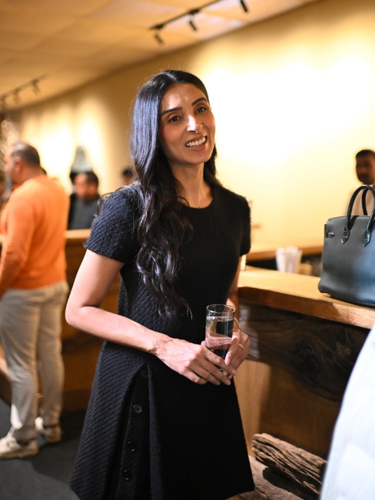 Guest at De Beers India Art Fair