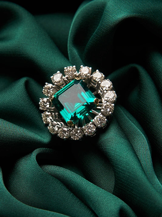 Fancy coloured natural diamond