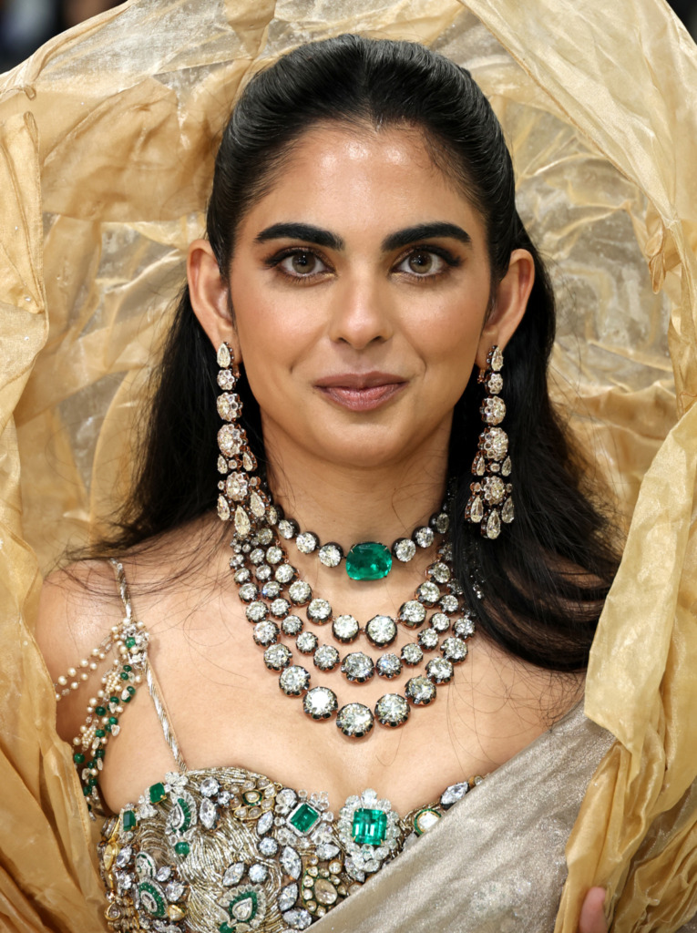 Isha Ambani in diamond jewellery at the 2026 Met Gala