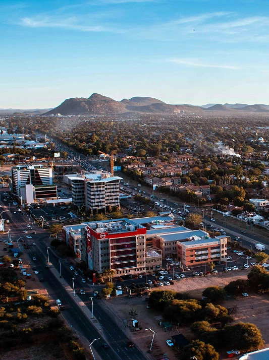 Botswana city view