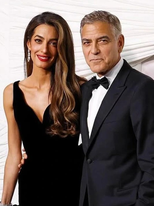 Amal and George Clooney