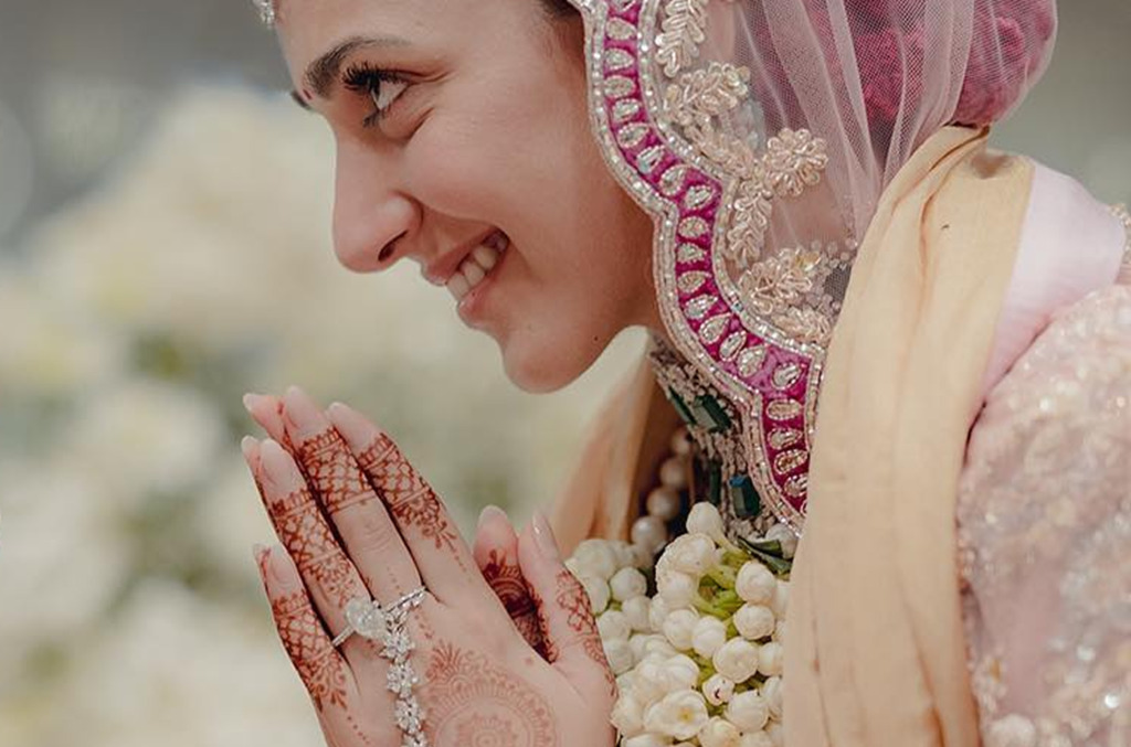 Kiara Advani on her wedding day