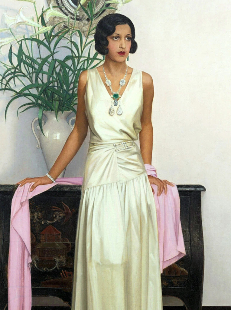 H.H. The Maharani of Indore by Bernard Boutet de Monvel