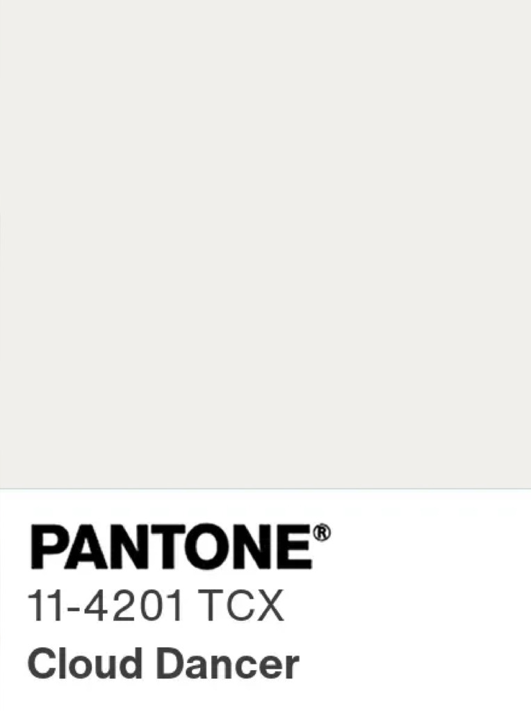 Cloud Dancer Pantone