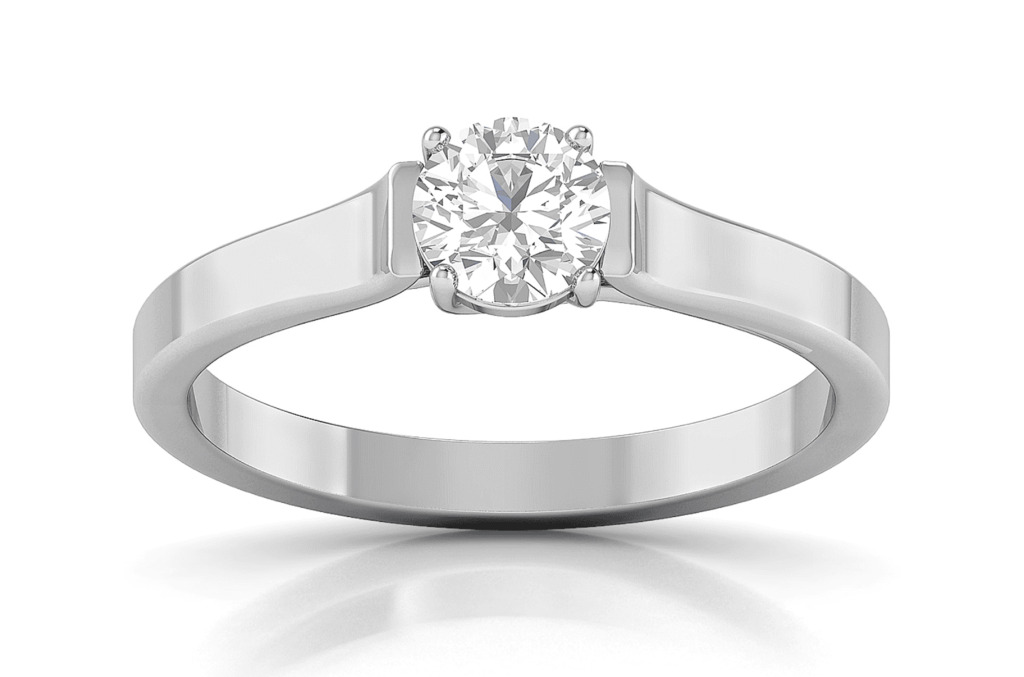 Kirtilals Glittering Solitaire Ring