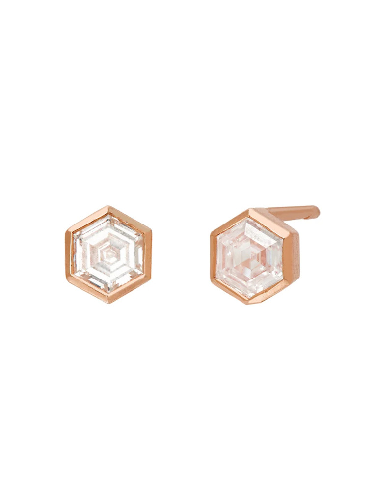 Hexagon-white-diamond-stud-earrings_Sethi-Couture
