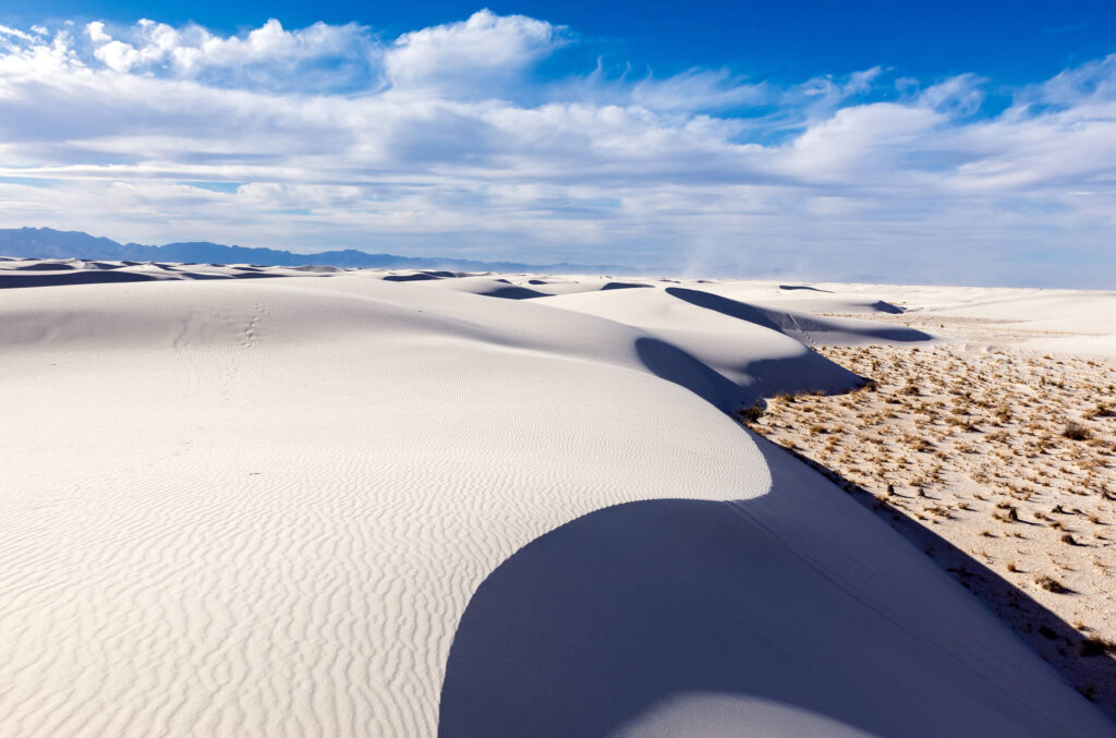 Gypsum Dunes in New Mexico