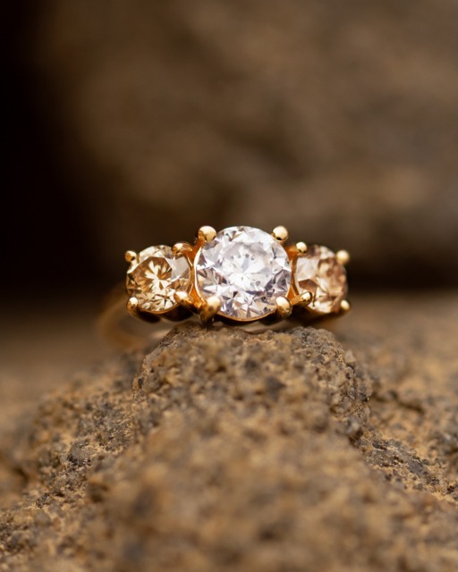 Sunlit white and radiant champagne #desertdiamonds in their natural element? We’re here for it.
#ADiamondIsForever #NaturalDiamonds #DiamondRing #NaturalDiamondRing #TrilogyRing