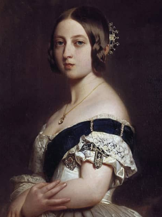 A painting of Queen Victoria 