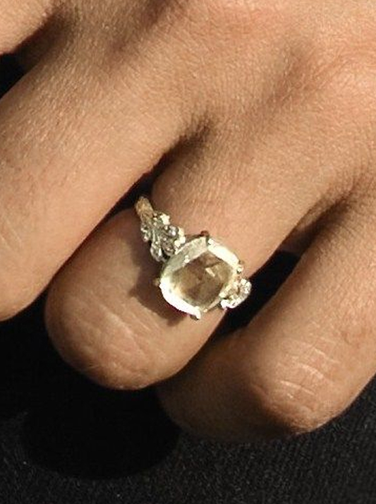 Camila Alves' rose-cut natural diamond engagement ring