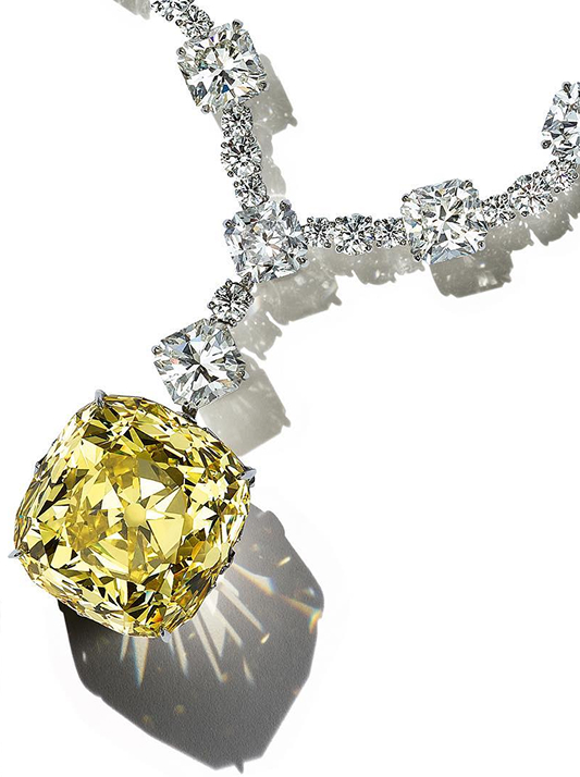 Tiffany yellow natural colored diamond