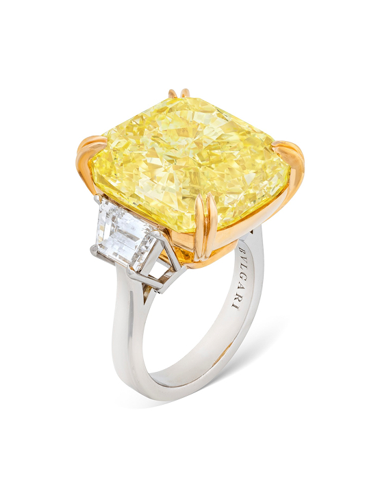 Bulgari colored diamond ring