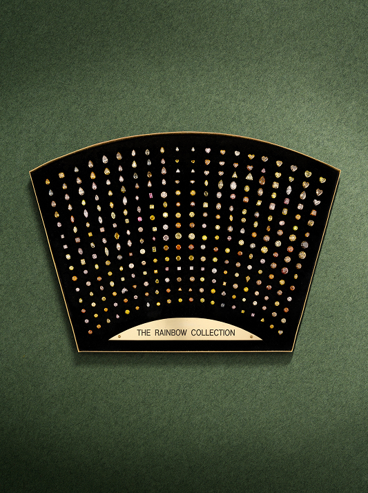 The Rainbow Collection of fancy colored natural diamonds at Christie's Magnificent jewels auction