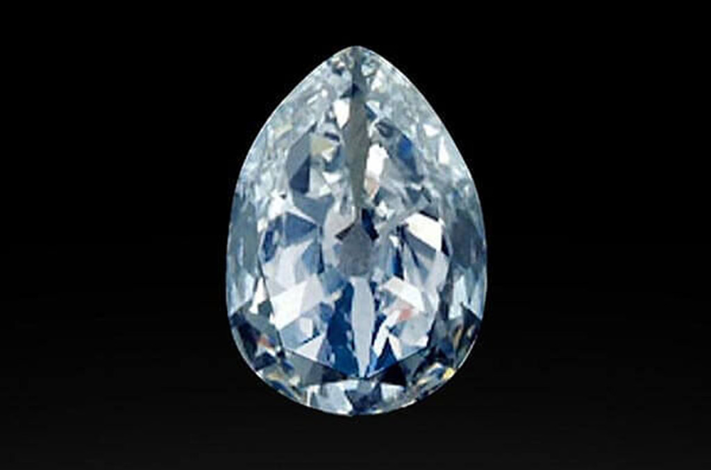The 69.68-carat pear-shaped Mouawad Excelsior Diamond