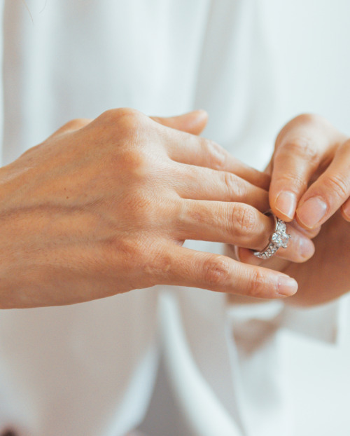 Lead Image  Gently removing a diamond ring