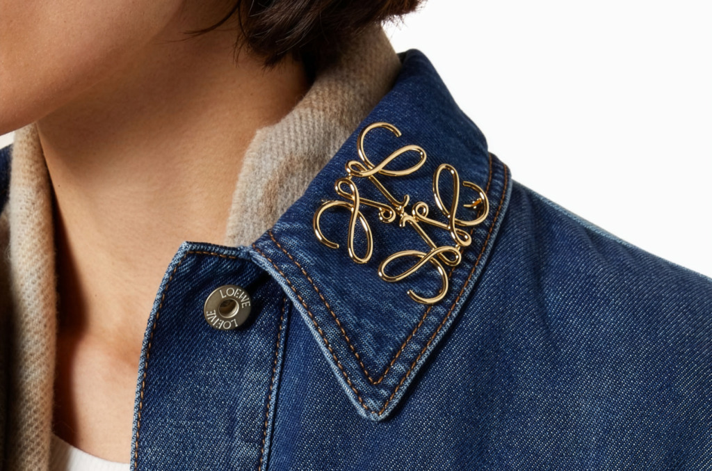 Brooches For Men Loewe Anagram Brooch Loewe