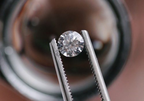 Image 3 An Appraiser Looking At A Round Brilliant Cut
