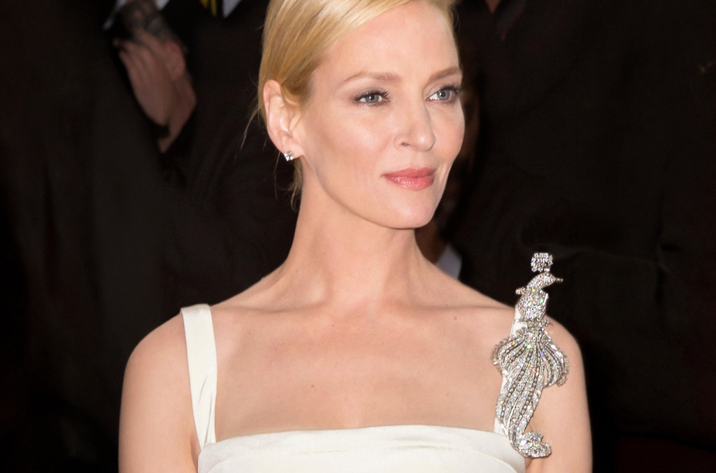 Uma Thurman attending the Met Gala 