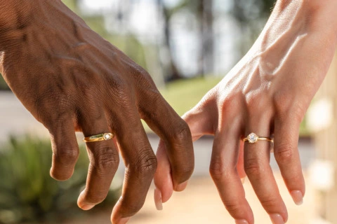 Engagement ring styles and setting types