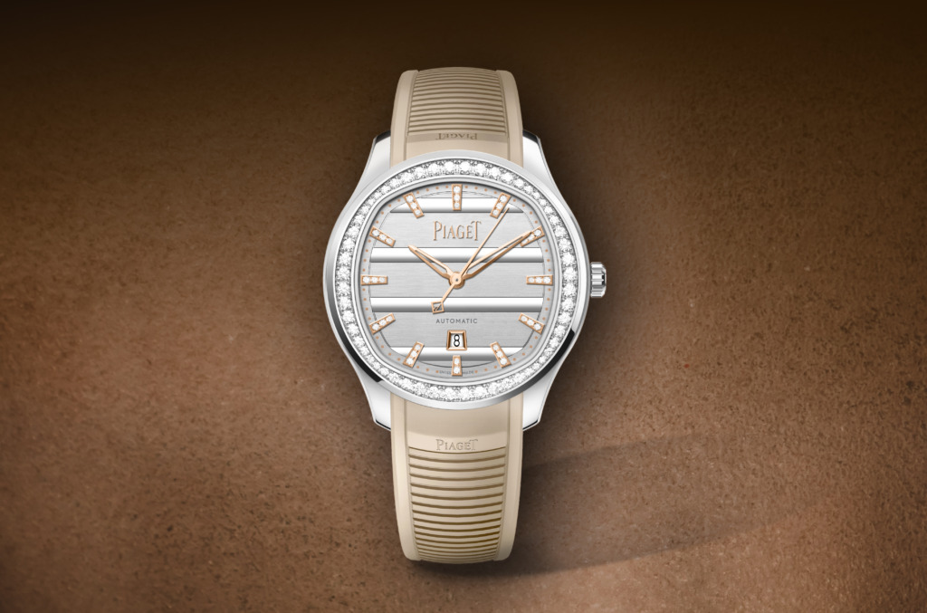 he Piaget Polo Signature Date  diamond watch