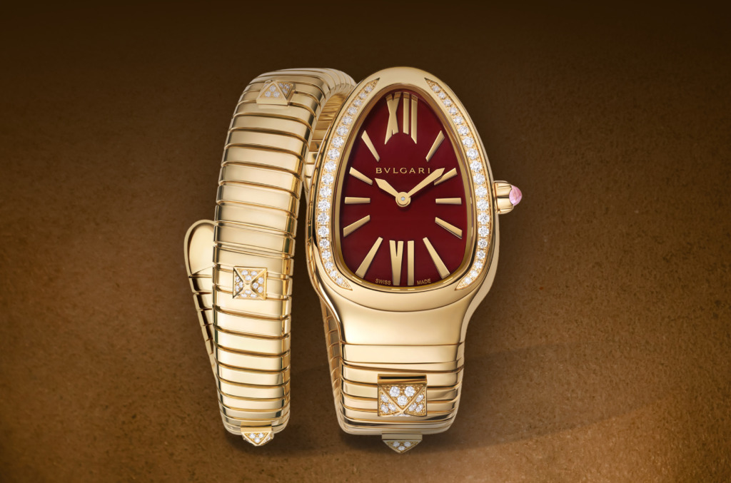 Bulgari’s Serpenti Collection diamond watch