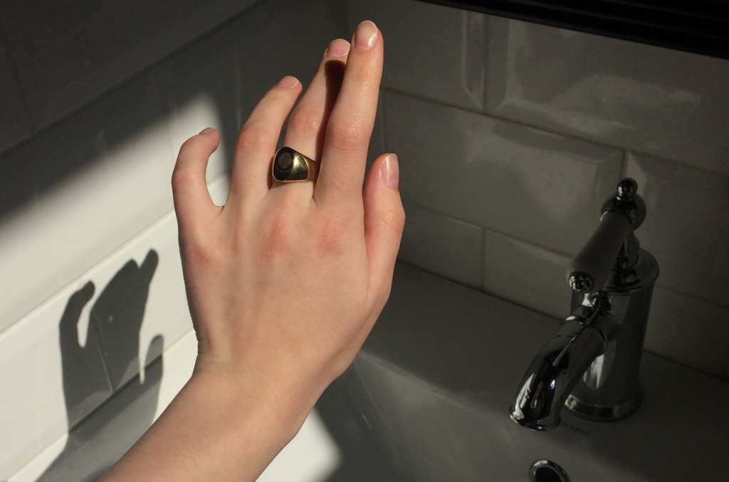 signet diamond ring