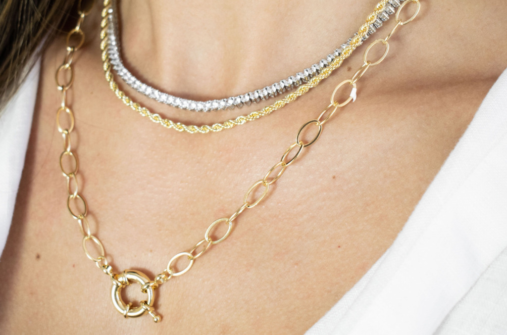 diamond tennis necklace