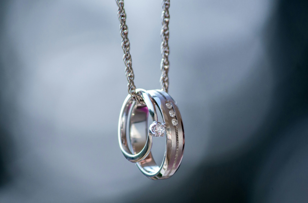 ring on necklace