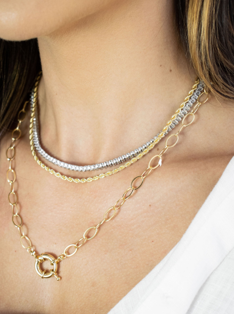 diamond tennis necklace