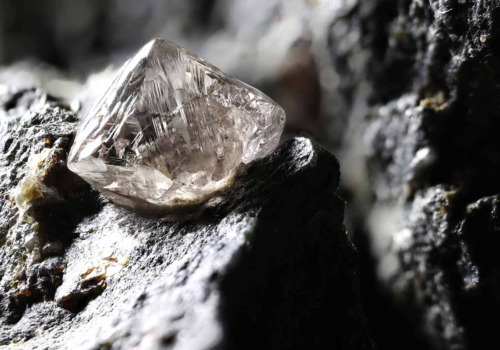 Close Up Of A Rough Natural Diamond Image Library Image 1
