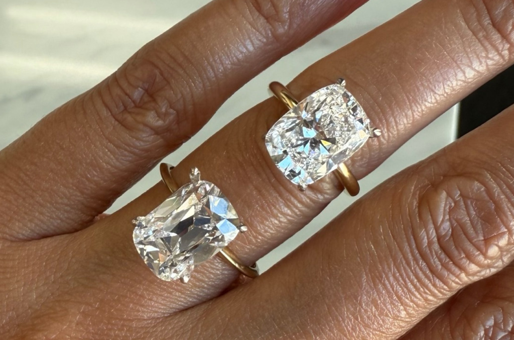Old Cut Vs New Cut Image 2 CREDIT  Adiamordiamonds Instagram