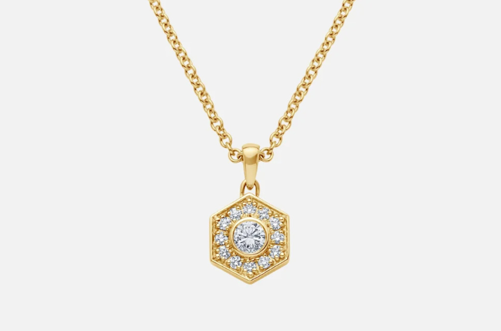 the modern halo pendant