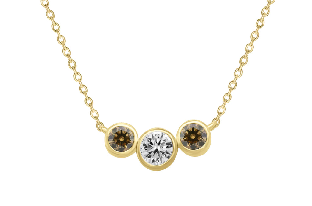 The three-stone pendant 