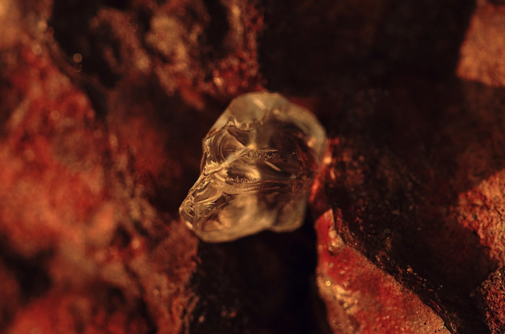 A Rough Diamond In A Rock Like Environment Image 1 Credit Debeersgroup IG