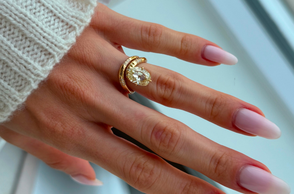 Image 5 Contemporary Bespoke Natural Diamond Ring Credit KiraKirby IG