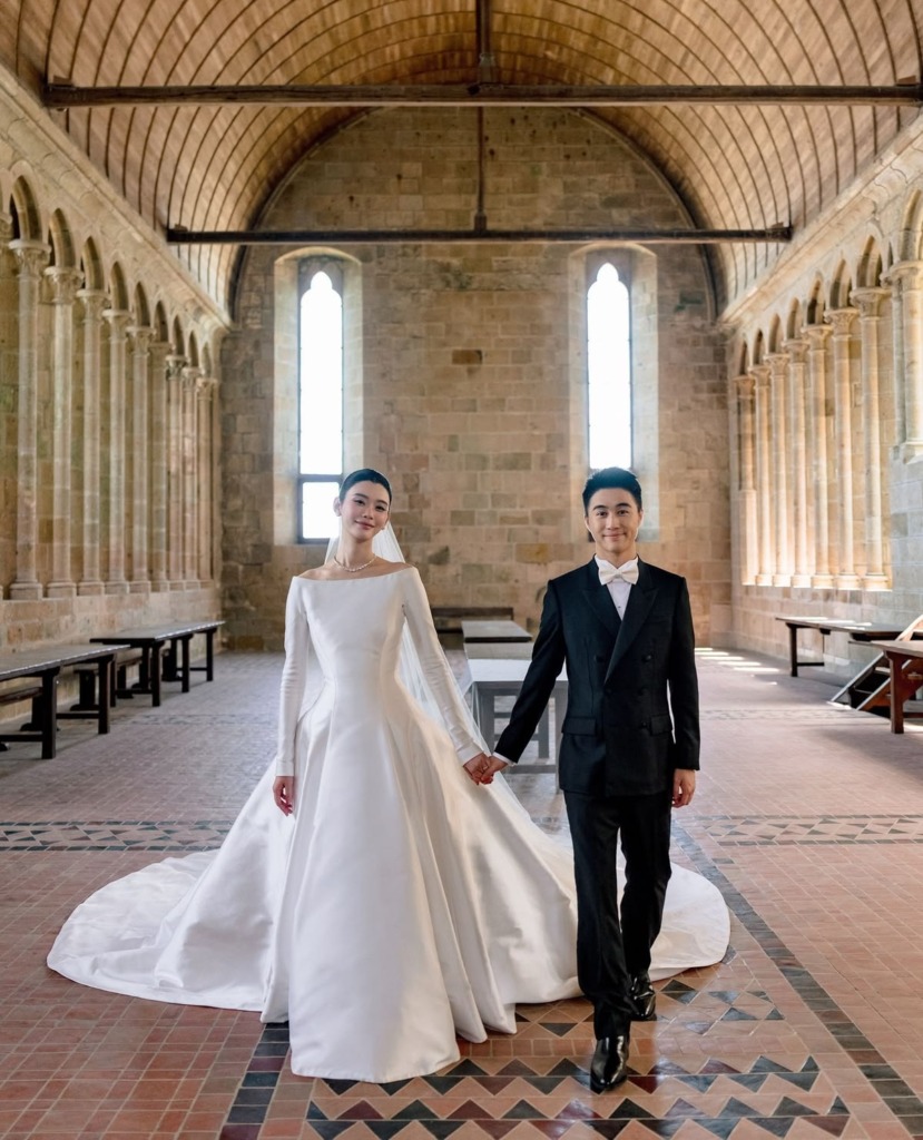 奚梦瑶与何猷君婚礼现场