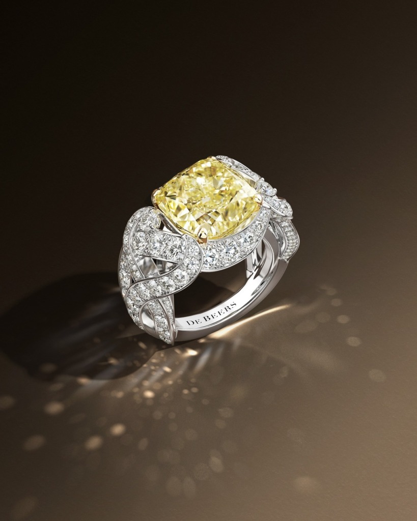 De Beers London Natural Works of Art 高級珠寶系列雞尾酒戒指
