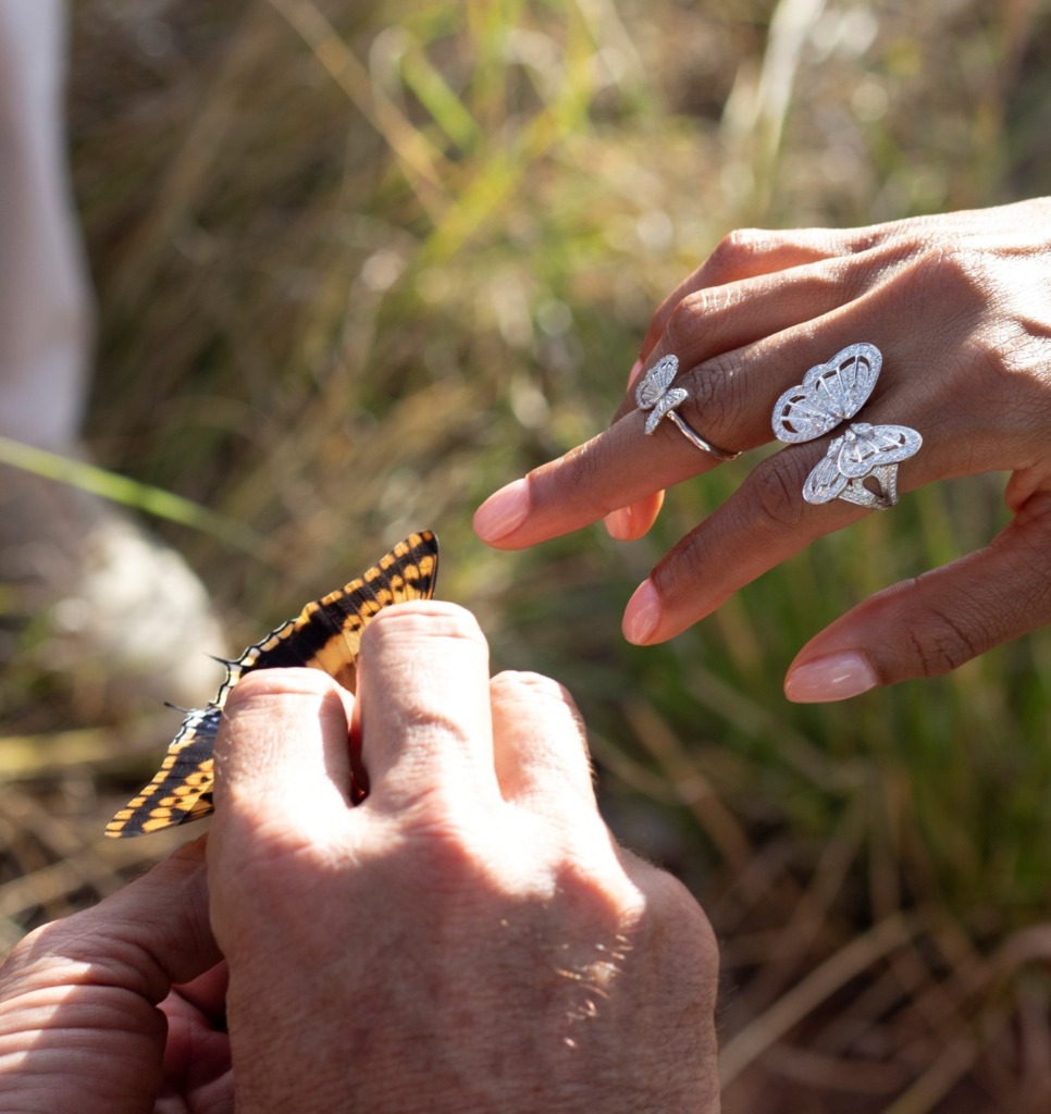 De Beers Portraits of Nature 系列的靈感源於蝴蝶