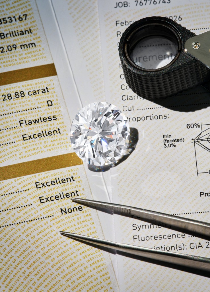 「The De Beers Jwaneng 28.88」無瑕天然鑽石